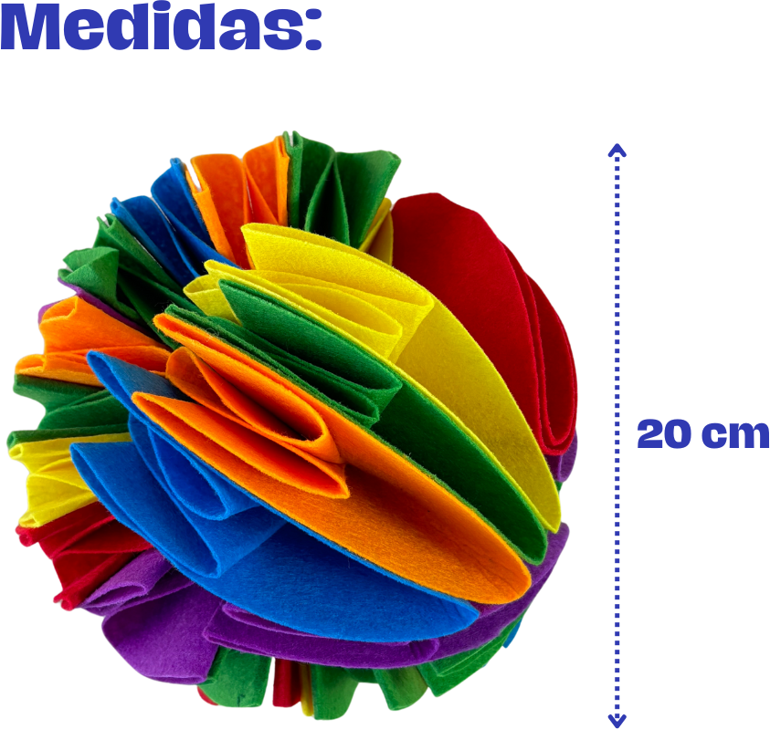 Brinquedo Interativo Bola de Fuçar Fuzzie Recheável para Cães e Gatos - Tam. Único
