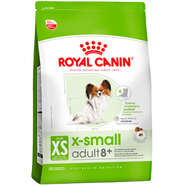 Ração Royal Canin X-Small Adulto 8+ para Cães Adultos e Idosos de Porte Miniatura - 2,5Kg
