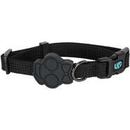 Coleira Up4you Solids Preta para Cães e Gatos - Tam. M