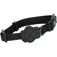 Coleira Up4you Solids Preta para Cães e Gatos - Tam. PP