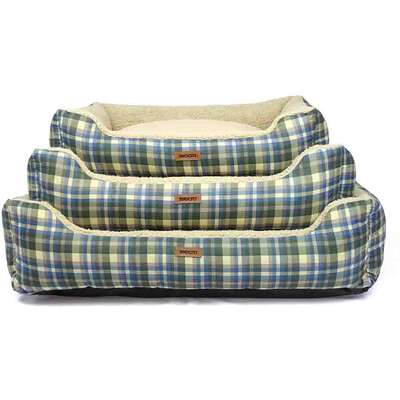 Cama Retangular Xadrez Escócia Meau com Zíper