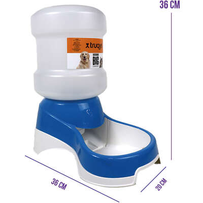Bebedouro Automático Truqys Pets Azul com Galão