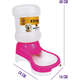Bebedouro Automático Truqys Pets Rosa com Galão