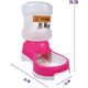 Bebedouro Automático Truqys Pets Rosa com Galão