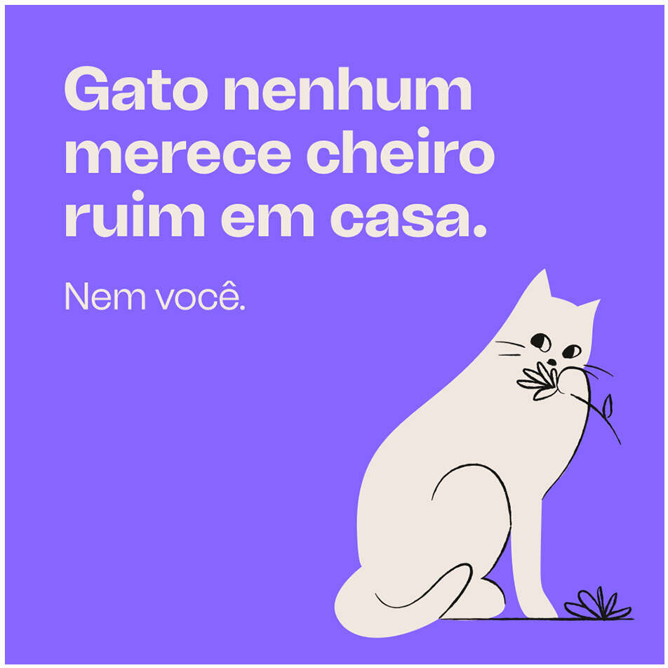 Areia Higiênica Meau Premium para Gatos - 4Kg