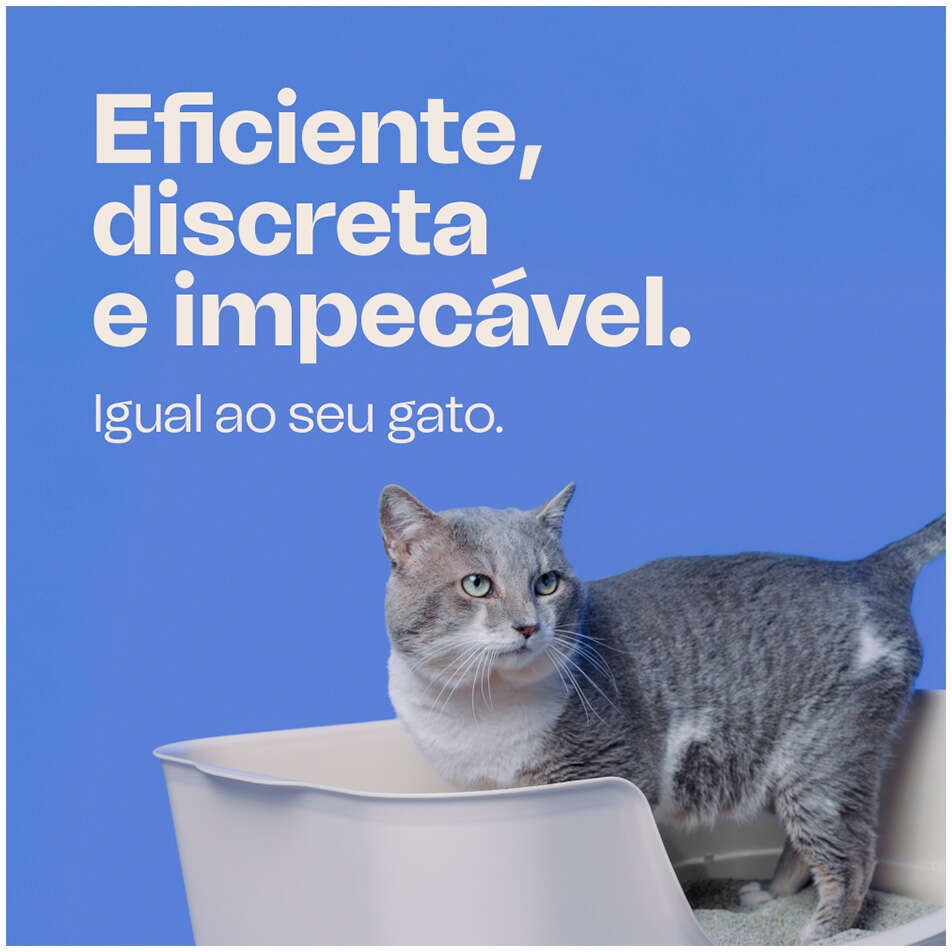 Areia Higiênica Meau Premium para Gatos - 4Kg