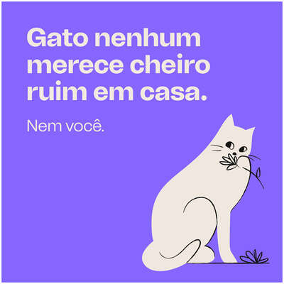 Areia Higiênica Meau Premium para Gatos