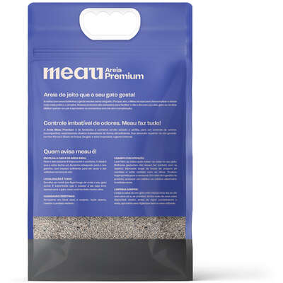 Areia Higiênica Meau Premium para Gatos
