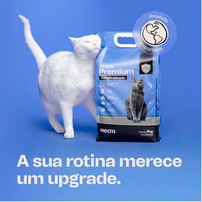 Areia Higiênica Meau Premium para Gatos