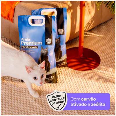 Areia Higiênica Meau Premium para Gatos
