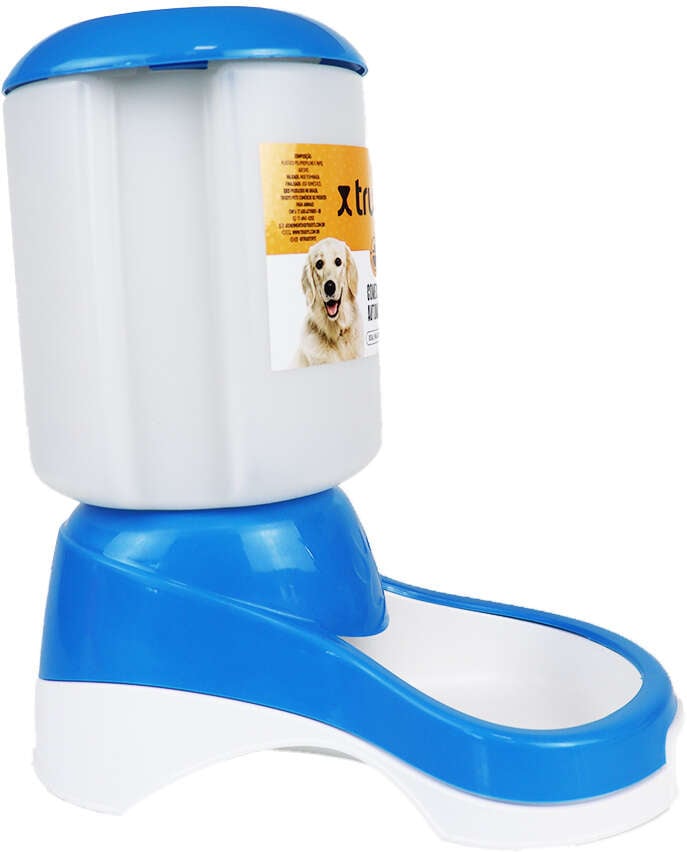 Comedouro Automático Truqys Pets Azul com Galão - 1Kg