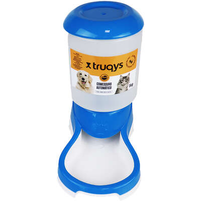 Comedouro Automático Truqys Pets Azul com Galão