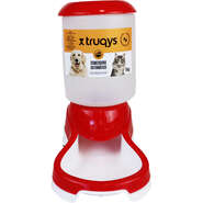 Comedouro Automático Truqys Pets Vermelho com Galão - 1Kg
