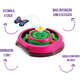 Brinquedo Truqys Pets Cat Spin Rosa