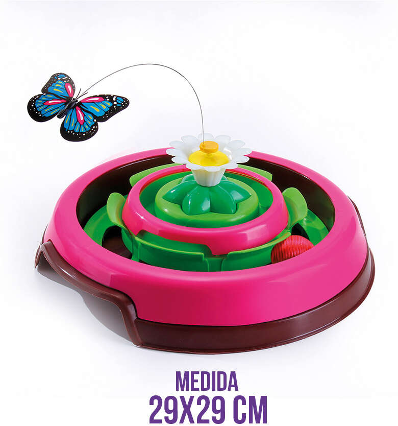 Brinquedo Truqys Pets Cat Spin - Rosa