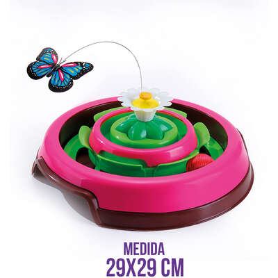 Brinquedo Truqys Pets Cat Spin Rosa