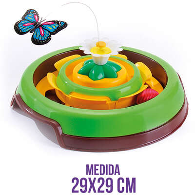 Brinquedo Truqys Pets Cat Spin Verde”