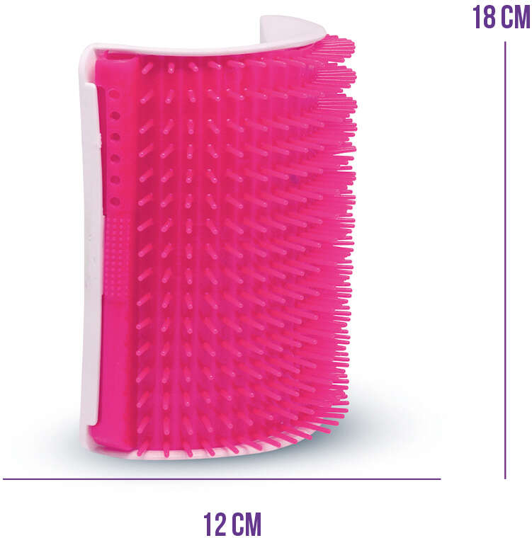 Escova Massageadora Truqys Pet Coçadinha - Rosa