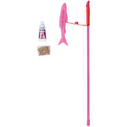 Brinquedo Varinha Dental Rosa para Gatos - Tam. Único