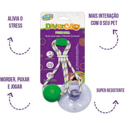 Brinquedo Push Ball Divercão Verde”