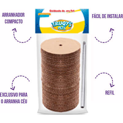 “Refil Brinquedo Arranhador Arranha Céu”