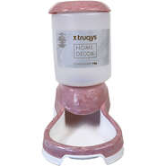 Comedouro Automático Truqys Pet com Galão Rosé para Cães e Gatos - Tam. Único