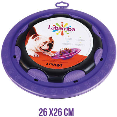 Comedouro Interativo Truqys Pet Labamba Food Eco Lilás para Cães”