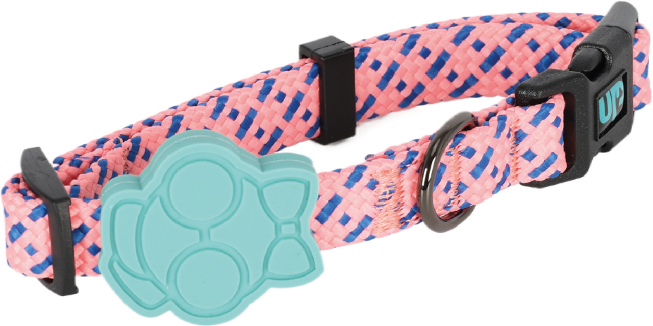 Coleira Up4you Vivid Pink para Cães e Gatos - Tam. PP