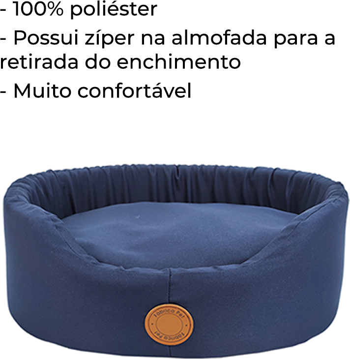 Cama Fábrica Pet Europa London Azul - Tam. M