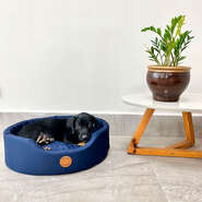 Cama Fábrica Pet Europa London Azul - Tam. M