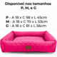 Cama Retangular Fábrica Pet Matelasse Pink
