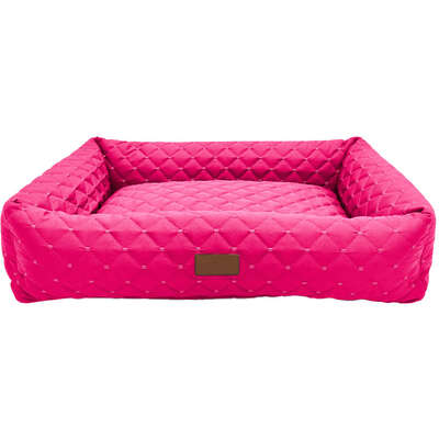 Cama Retangular Fábrica Pet Matelasse Pink