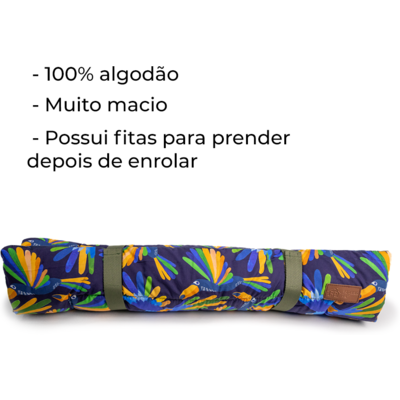 Colchonete Fábrica Pet Meu Brasil Arara Azul”