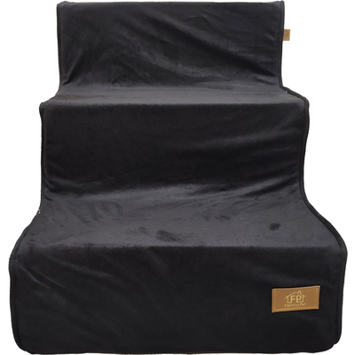Escada Fabrica Pet Suede Preto com Cinza