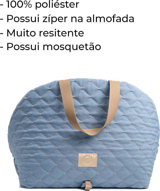 Bag Flex Fábrica Pet Matelasse Azul - Tam. Único
