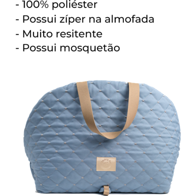 Bag Flex Fábrica Pet Matelasse Azul