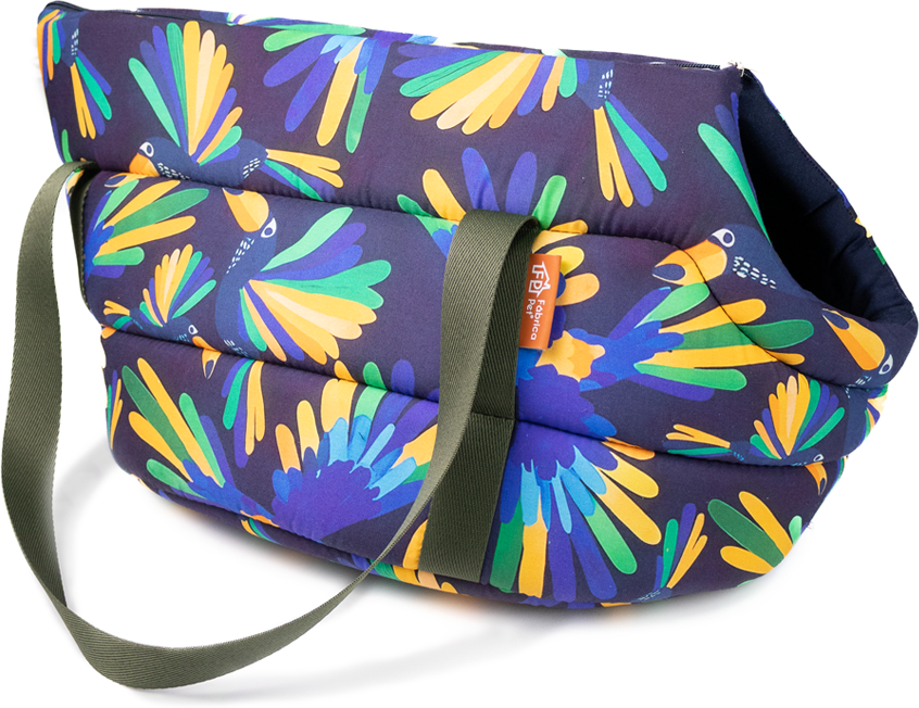 Bolsa Fábrica Pet Meu Brasil Arara Azul - Tam. G