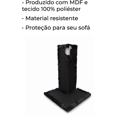 Brinquedo Arranhador Sofá Preto