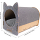 Arranhador Fábrica Pet Cama Iglu Cinza