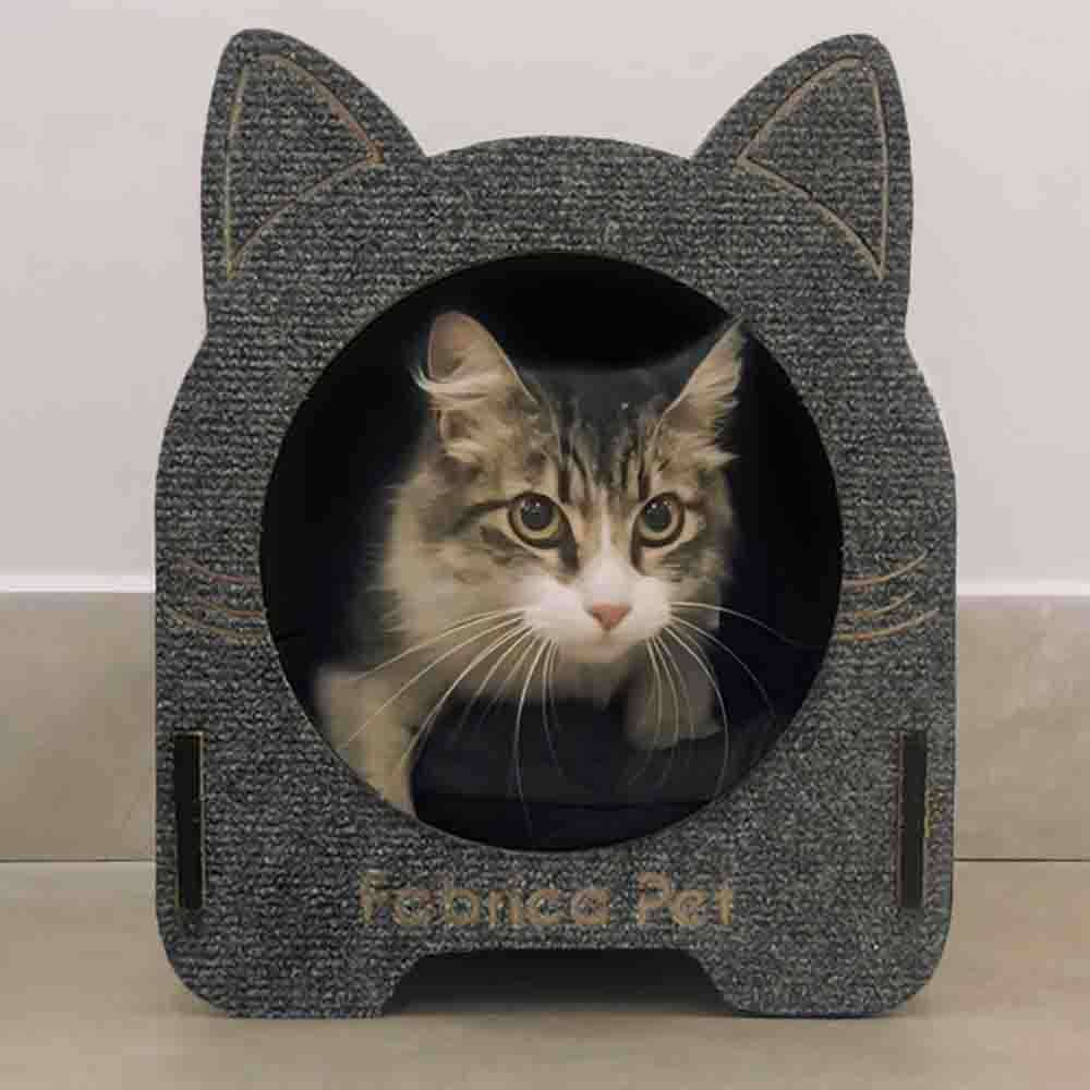 Arranhador Fábrica Pet Cama Iglu Cinza - Tam. Único