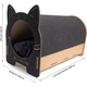Arranhador Fábrica Pet Cama Iglu Preta