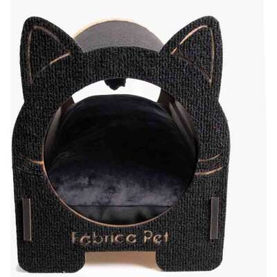 Arranhador Fábrica Pet Cama Iglu Preta