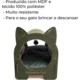 Arranhador Fábrica Pet Cama Iglu Verde