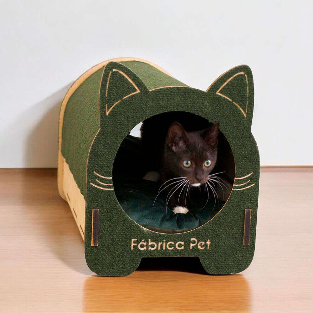 Arranhador Fábrica Pet Cama Iglu Verde - Tam. Único