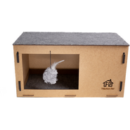Arranhador Fábrica Pet Cat Box Cinza - Tam. Único