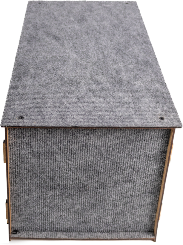 Arranhador Fábrica Pet Cat Box Cinza - Tam. Único