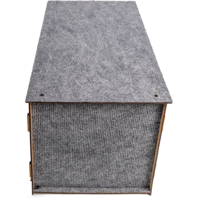 Arranhador Fábrica Pet Cat Box Cinza
