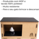 Arranhador Fábrica Pet Cat Box Preto