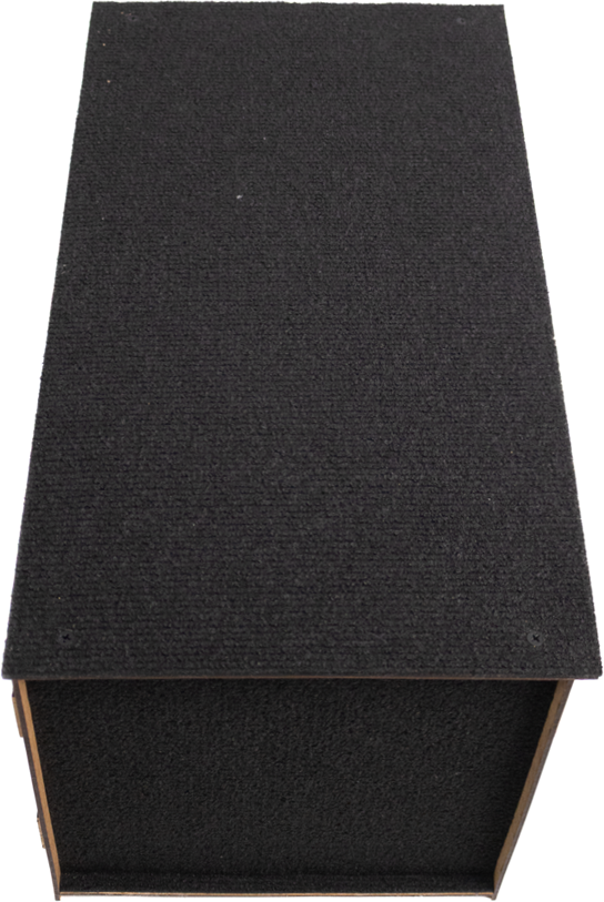 Arranhador Fábrica Pet Cat Box Preto - Tam. Único