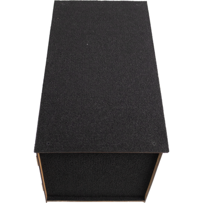 Arranhador Fábrica Pet Cat Box Preto